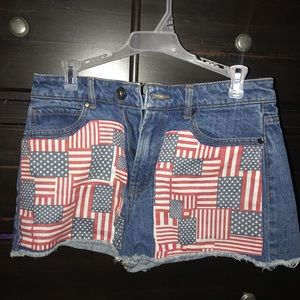 Forever 21 American Flag Shorts